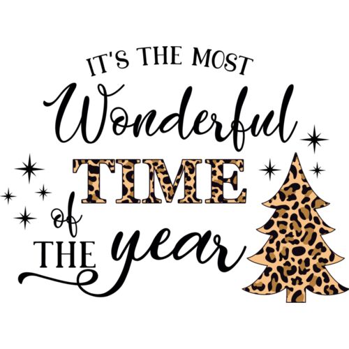 The most wonderful time of the year cheetah tree Thumbnail