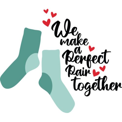 we make a perfect pair socks Thumbnail