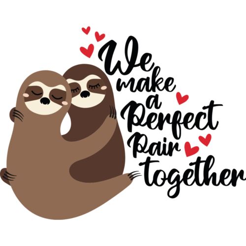 we make a perfect pair sloths Thumbnail