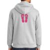 Essential Fleece Full Zip Hooded Sweatshirt Thumbnail