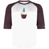 B-Core Three-Quarter Sleeve Baseball T-Shirt Thumbnail