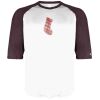 B-Core Three-Quarter Sleeve Baseball T-Shirt Thumbnail