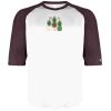 B-Core Three-Quarter Sleeve Baseball T-Shirt Thumbnail