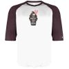 B-Core Three-Quarter Sleeve Baseball T-Shirt Thumbnail