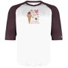 B-Core Three-Quarter Sleeve Baseball T-Shirt Thumbnail